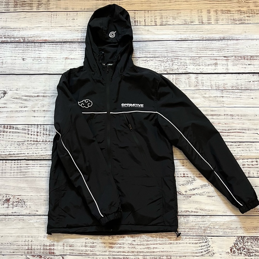*LIMITED EDITION* Primitive x Naruto Shippuden II Itachi Windbreaker Jacket